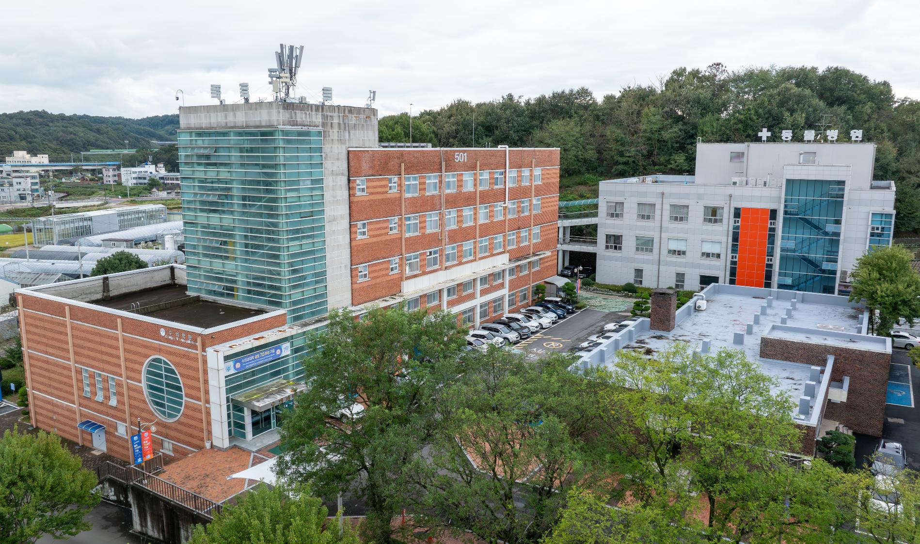 수의과대학 드론 촬영